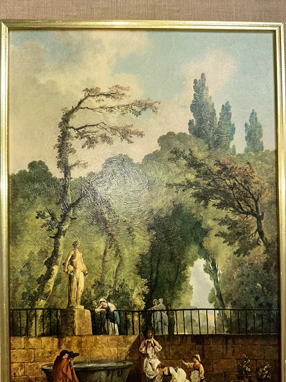 Pair (Set of 2 ) 1960's - 1970's Vintage - Turner Wall Art The Roman Garden